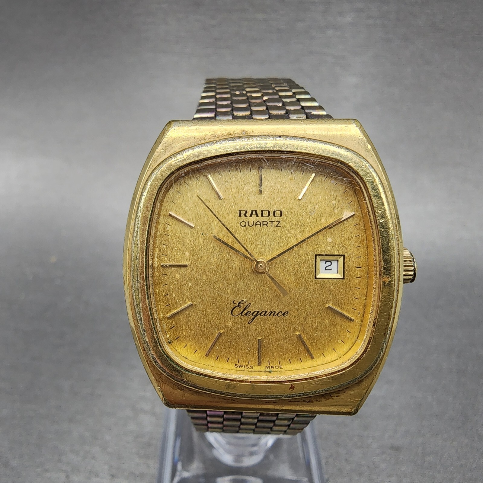 RADO エレガンス RADO ラドー エレガンス 179.9101.2 ゴールド文字盤 - メルカリ
