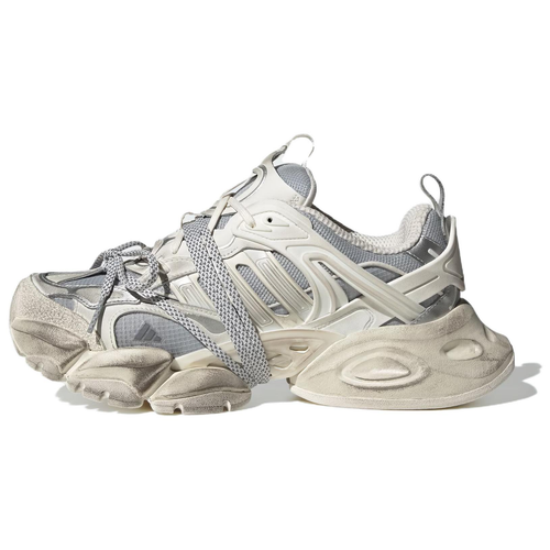 Adidas XLG RUNNER DELUXE Running Shoes White Silver JS1588