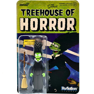 WITCH MARGE FIGUR THE SIMPSONS TREEHOUSE OF HORROR REACTION SUPER7 MATT GROENING