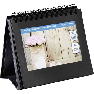 Hama Spiralbuch-Aufsteller 11x15 für 12 Bilder, schwarz      2470