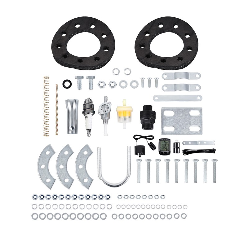 80CC 2-Stroke Motor Engine Kit Speedometer Petrol Gas Motorized Bike Bicycle