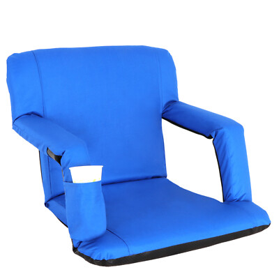 3 Colors Football Bleacher Chairs Stadium Seats Padded Cushion  Easy to Carry