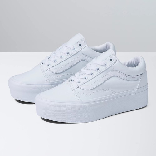 

Vans Женские кроссовки Old Skool Stackform, белые, размер 6–10, Белый, VANS Old Skool