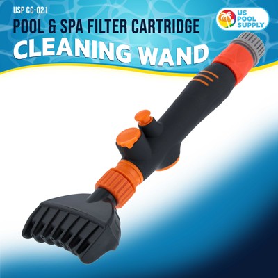 U.S. Pool Supply Pool & Spa Filter Cartridge Cleaner, Removes Filter Dirt Debris