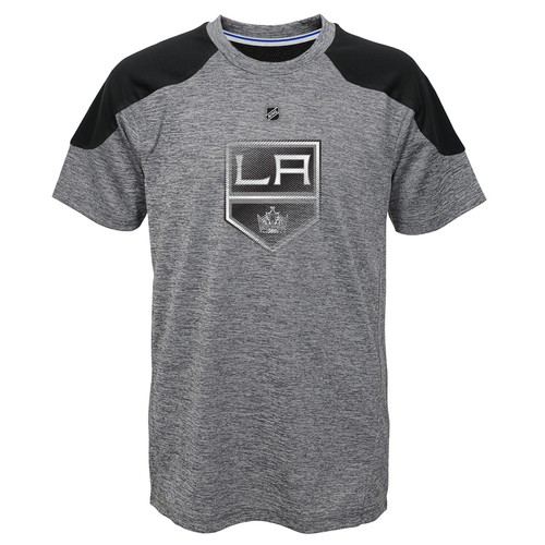 Молодёжная футболка НХЛ Los Angeles Kings для мальчиков (8–20 лет) Gamma с короткими рукавами, серая