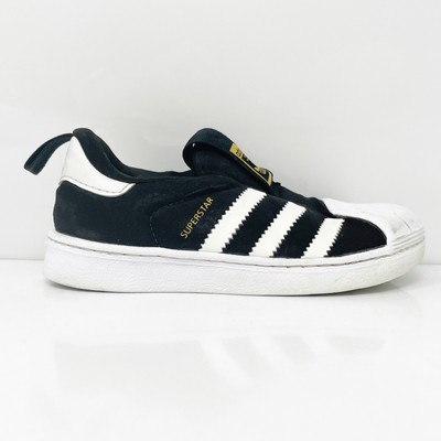 Adidas Boys Superstar 360 S82711 Черная повседневная обувь Кроссовки Размер 9K