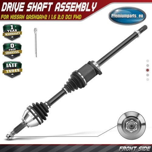 Drive Shaft Front Right for Nissan Qashqai+2 I 1.6 2.0 dCi