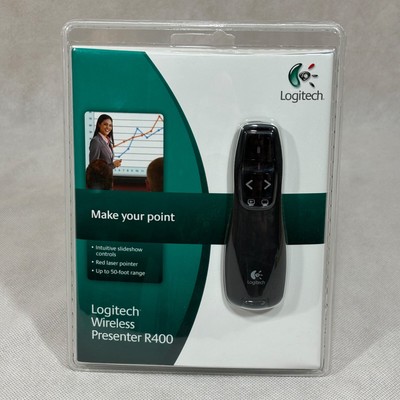Logitech Wireless Presenter R400 Laser Pointer Remote Control
