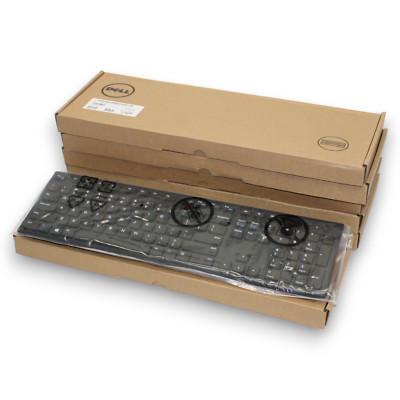 LOT of New Dell USB Slim Quiet PC Computer Keyboard US QWERTY KB216-BK-US