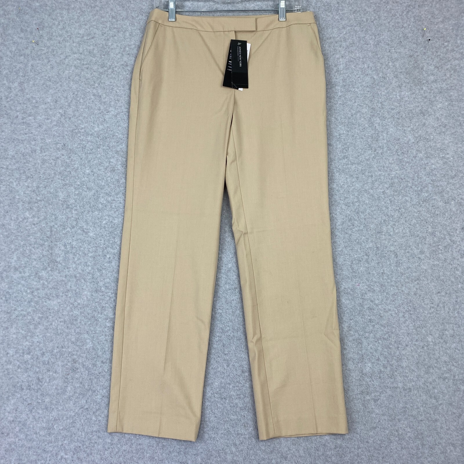 Jones New York Dress Pants Womens 6P Beige Sydney Straight
