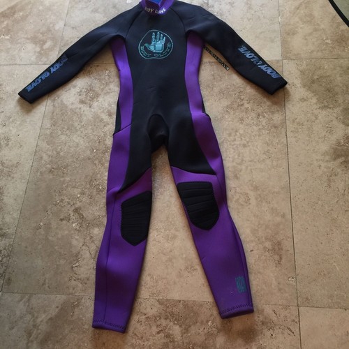 Body Glove Womens Wetsuit Sleeveless Lrg Blue Zip Front Scuba Dive