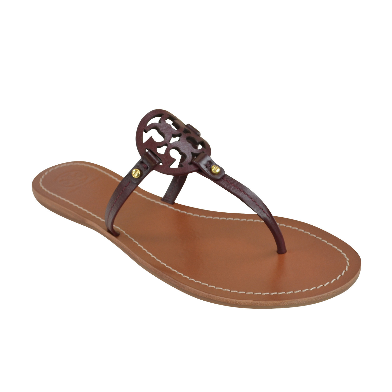 tory burch mini miller leather thong sandal