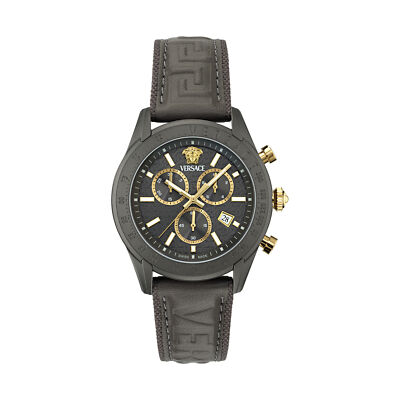 Pre-owned Versace Grey Mens Chronograph Watch Chrono Master Ve8r00124