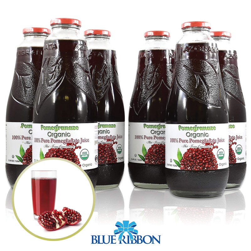 Pure Pomegranate Juice - No Preservatives & Sugar - Organic