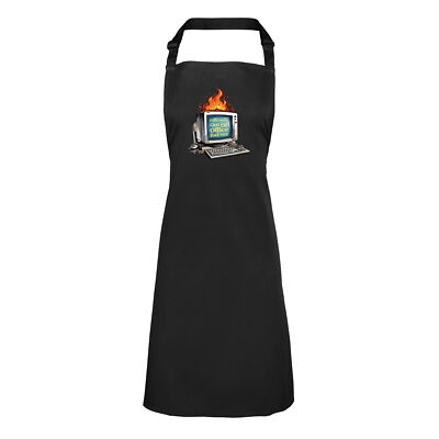 Out of Office Apron Mens Womens Funny Retirement Cooking BBQ Chef DIY Cook Gift