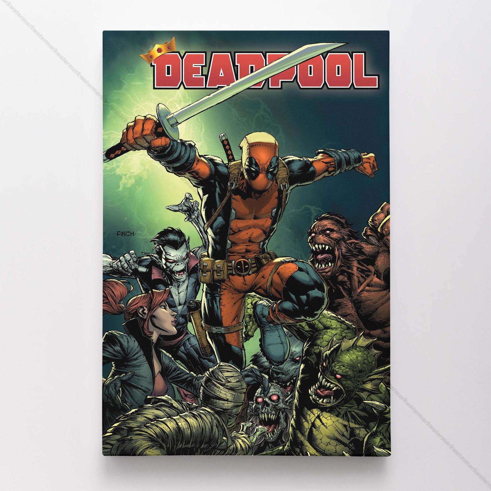 Deadpool Poster Canvas Marvel Comic Book Cover Art Print #38522