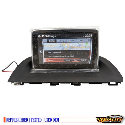 14-16 Mazda 3 Radio Screen Touch Screen Display Dash Display Unit Bhp1611J0D NEW