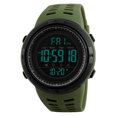 Men Sports Watches Countdown Double  Watch   E5I9