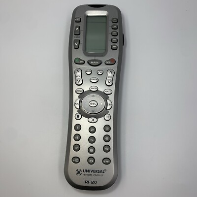 Master Control RF20 Universal Remote Control With Backlight Powers On