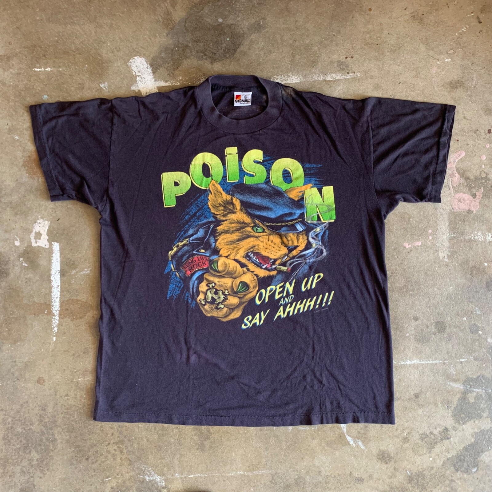 当時物 80s POISON バンドTシャツ Lサイズ ポイズン l 80s 当時物 POISON バンドTシャツ ポイズン L ベビーメタル