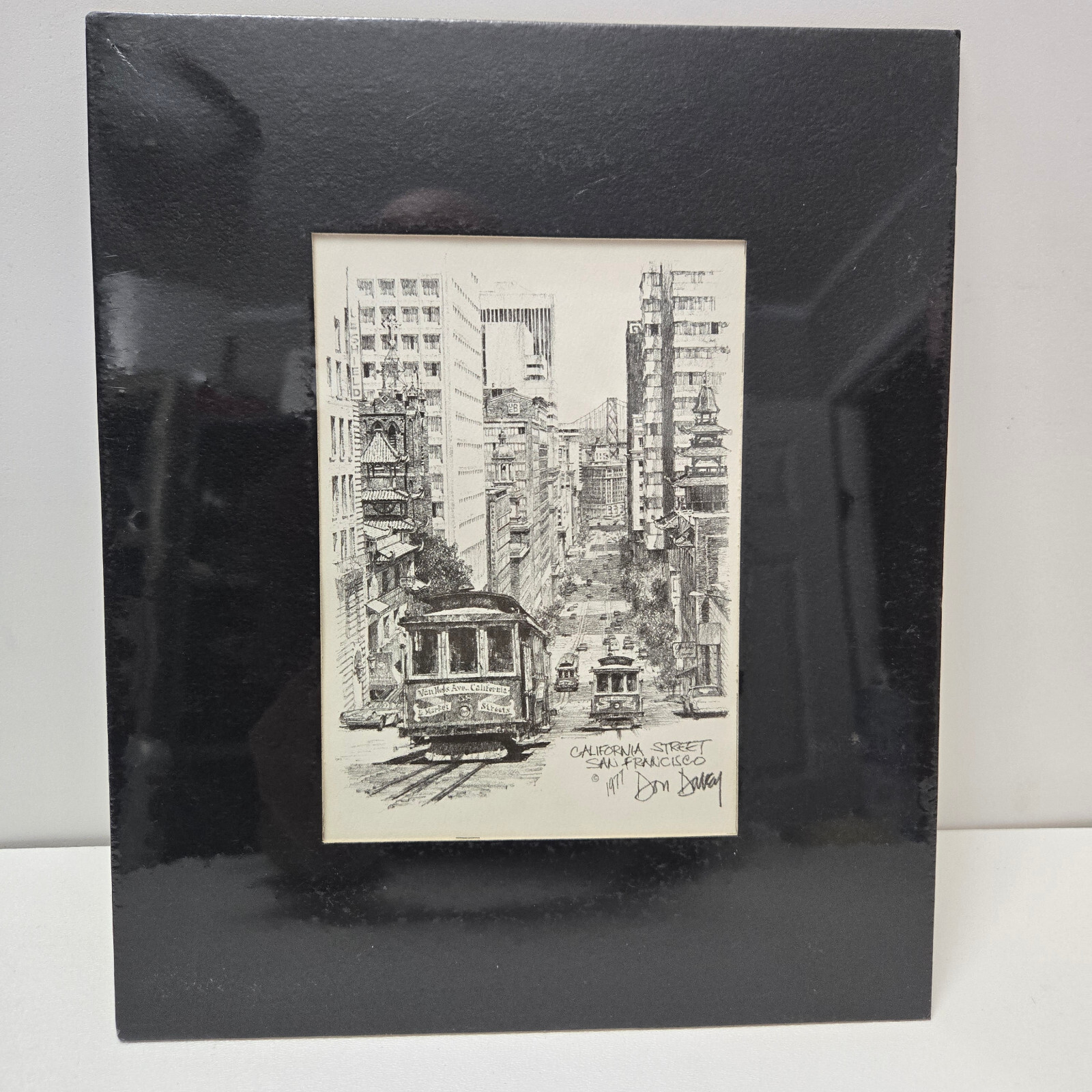 Don Davey Signed Art Print California Street San Francisco 5