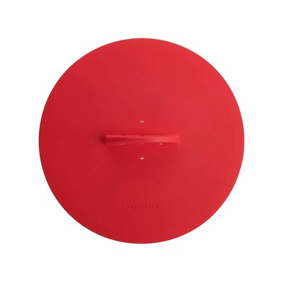 Pot Official Universal Silicone Bakeware Lid, Red - Fits Fluted, Springform &...
