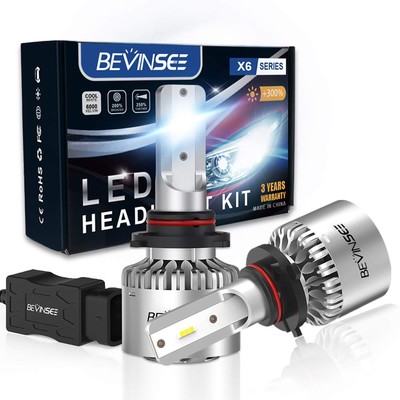 For Chevrolet Express 1500 2500 3500 Low Beam 2x 9006 LED Headlight Bulbs 8000lm
