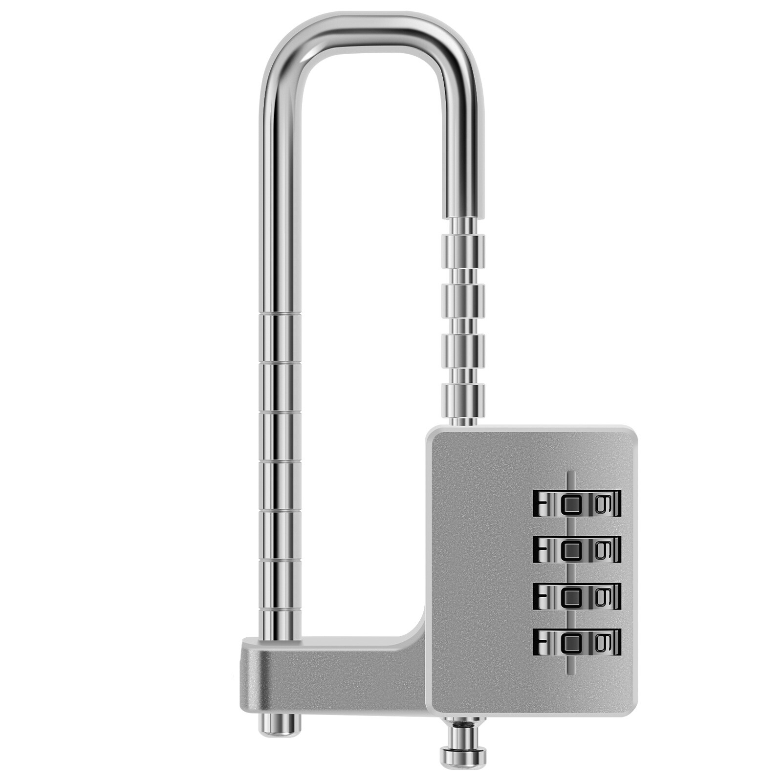 Gym Locker Lock 4 Digit Combination Padlock with Keys for School
