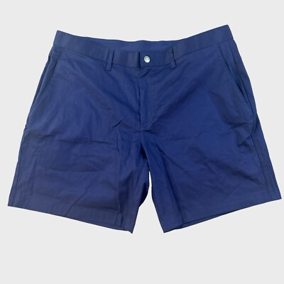 Fabletics Shorts Mens 38 Blue Golf The High Side Short Performance Stretch NEW