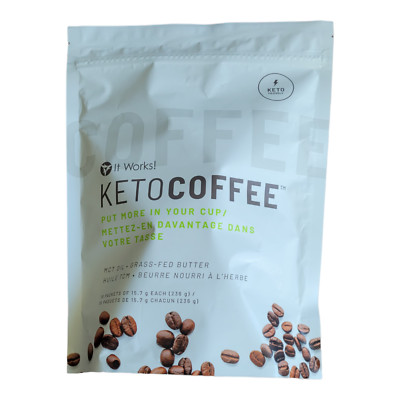 It Works! Keto Coffee (15 Servings) - New - Free Shipping - Exp. 03/2026