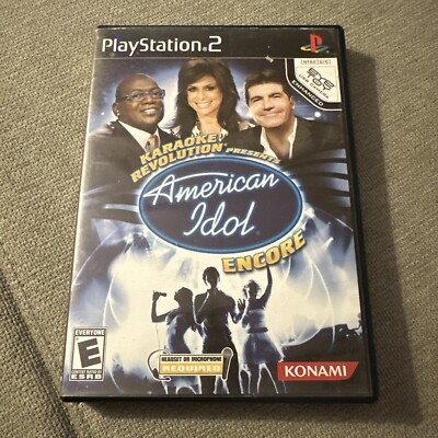 Karaoke Revolution Presents: American Idol Encore (Sony PlayStation 2, 2008) CIB