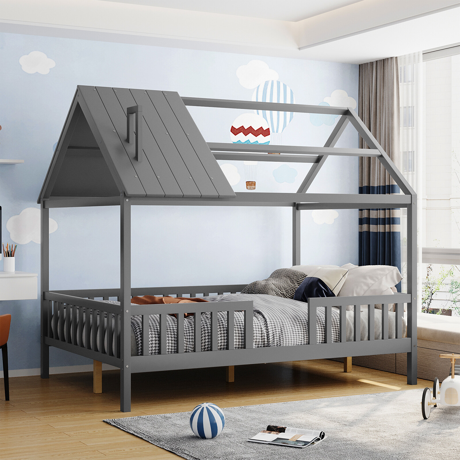 With Roof For Kids Teens Girls Boys Bedroom