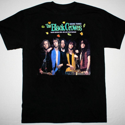 The Black Crowes Live Tour Men T-shirt Black Short Sleeve Unisex All Sizes