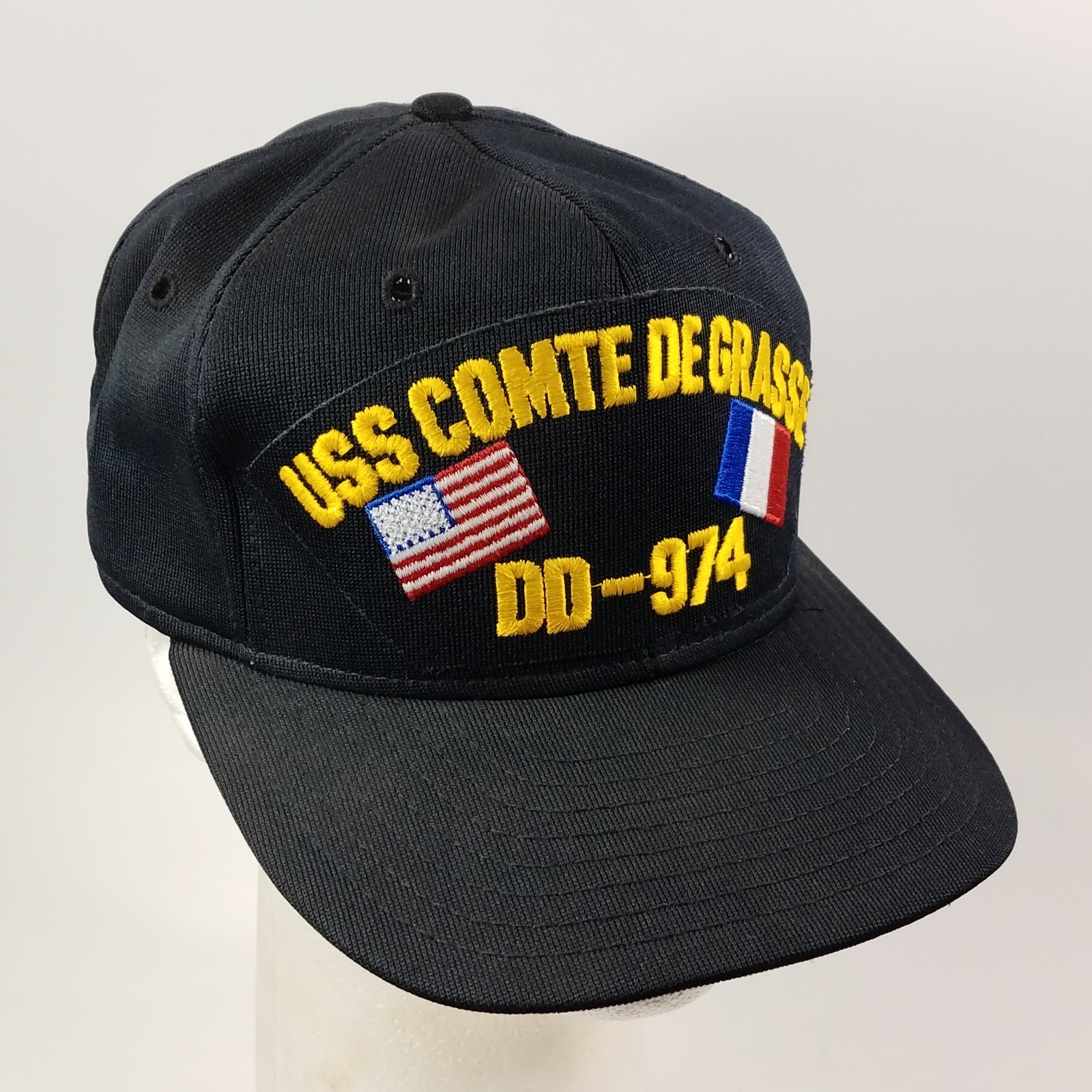 USS Comte De Grasse DD-974 Hat USN Ship Made In USA