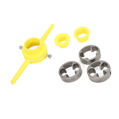 PVC Thread Tool Maker Pipe NPT Round Die Set Pipe Threader Plumbing Manual H CAD