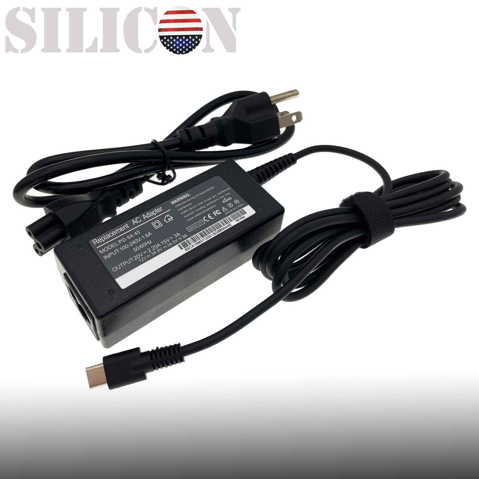Charger For Hp Elite X2 1012 G1 1012 G2 210 G2 Tpn-ca01 Power Cord