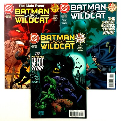 Batman vs Wildcat 1997 Complete Series DC 1 2 3