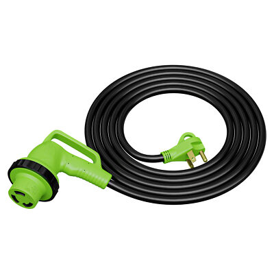 15 FOOT 30AMP 90-Degree Locking Heavy Duty RV Extension Cable Leisure Cords