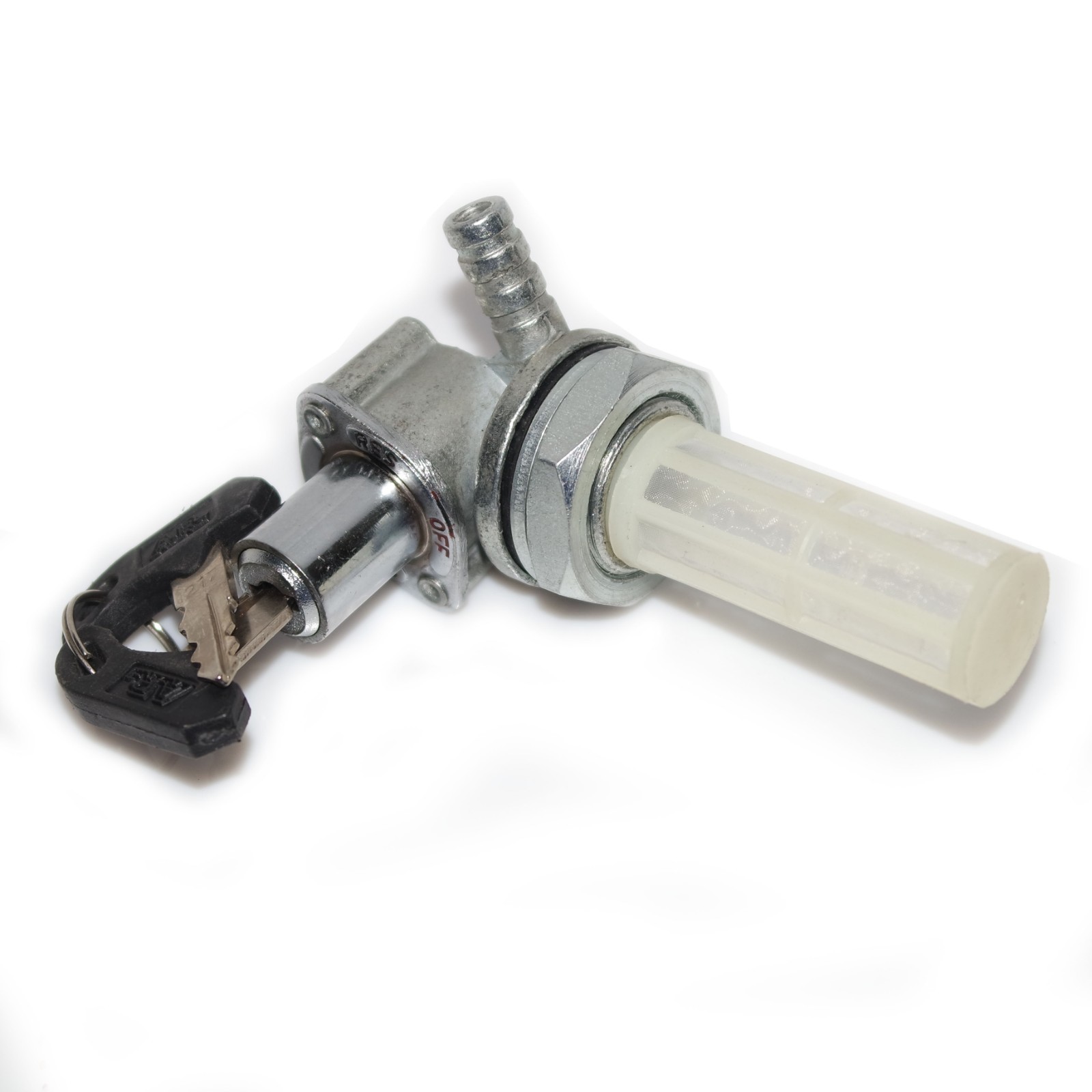 Lockable Petrol Fuel Tap Petcock With 2 Keys Bajaj 3 Wheeler Front Engine 