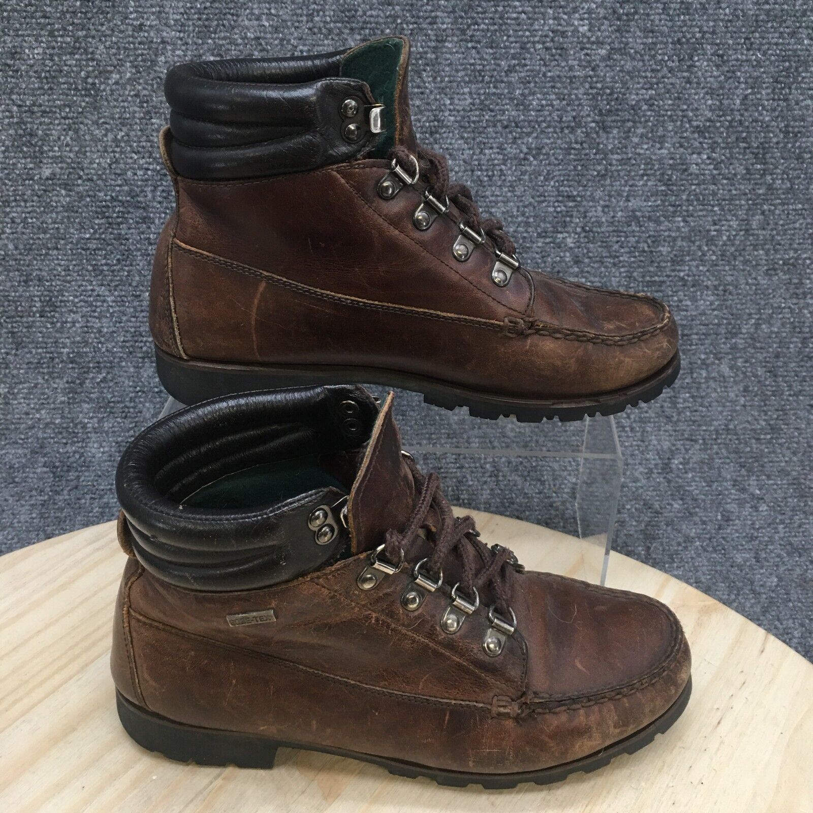 HH Brown Boots Womens 7M Gore Tex Hiking Congo Ankle Biker HH Brown Boots Womens 7M Gore Tex Hiking Congo Ankle Biker