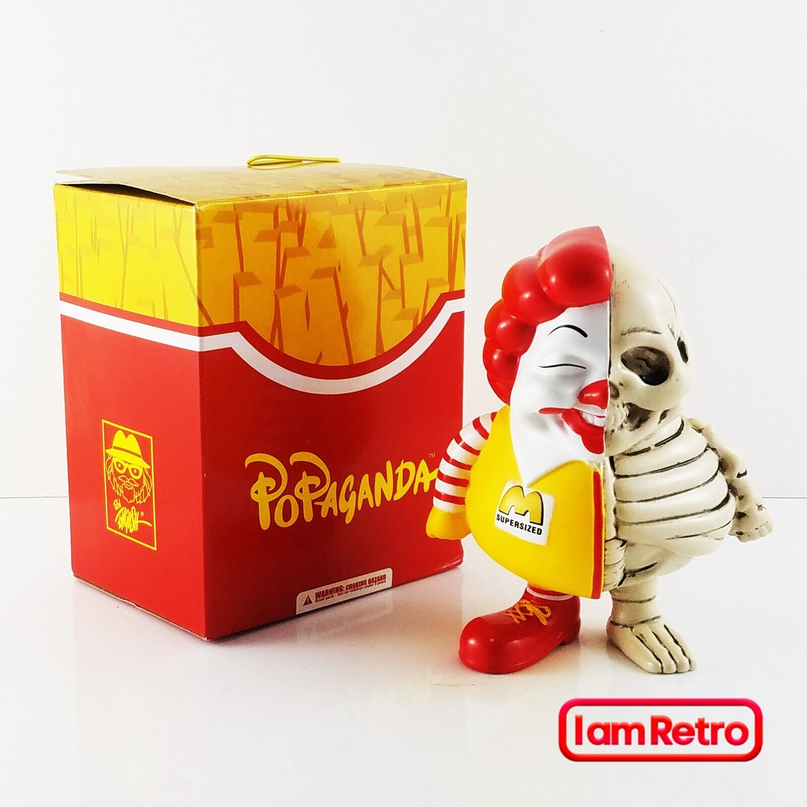 Half X-Ray MC Supersized 3-inch Mini Figure by Ron English Half X-Ray MC Supersized 3-inch Mini Figure by Ron English