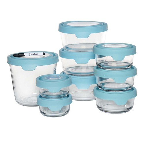 S W/ Trueseal Lids,19 Piece Set