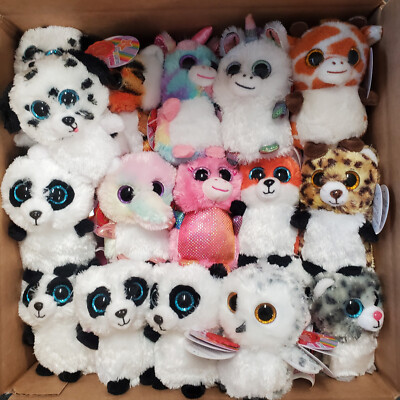 Mini Motsu All Stars - Lot of 48 NEW 4'' Plush Bean Bag Toys : 12 VARIETIES