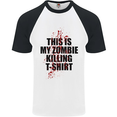 This Is My Zombie Tuer Halloween Horreur HOMMES S/S Baseball T-Shirt