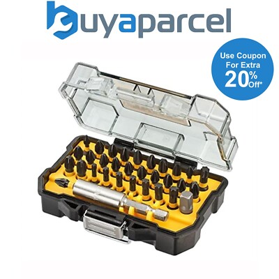 DeWalt DT70560T Black Impact Torsion Screwdriver Bit Set 32 Piece + Bit Holder