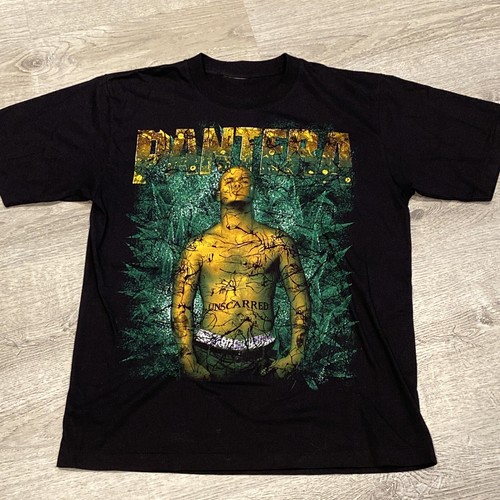 pantera 1993 バンドT コピーライト パンテラ シングルステッチ Vintage Rare Pantera All Over Print Single Stitch T-Shirt
