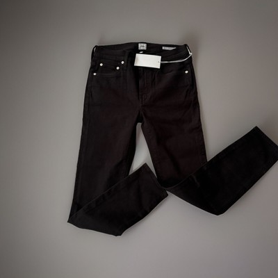 EDWIN PIXIE 9  MID RISE SKINNY JEANS Women's Size 28 BLACK