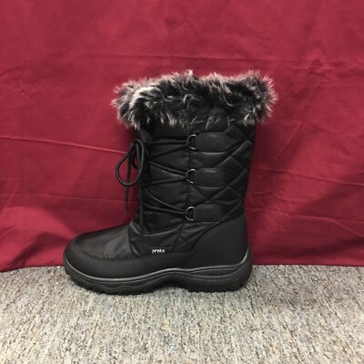 New Women s Apres by Lamo AW1768 Black Telluride Snowboots Size 10