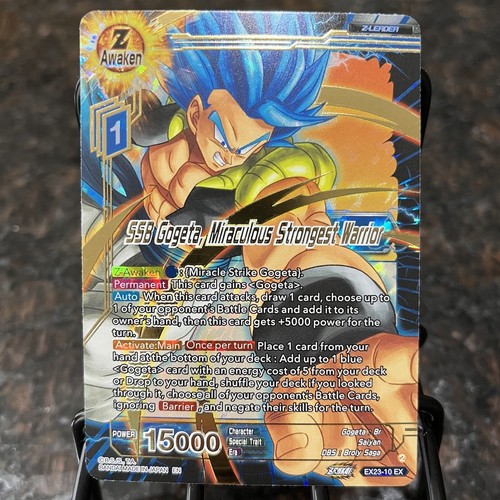 バンダイ 海外版ドラゴンボール超CARDGAME Gogeta SSB SSB Gogeta Super Dragon Ball Heroes SEC Card BM10-SEC SDBH