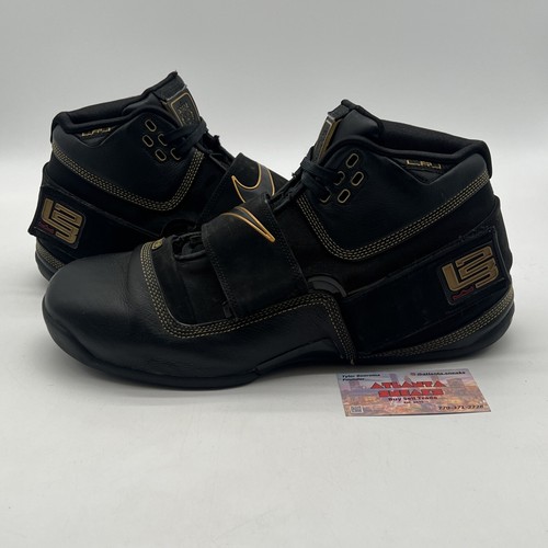 Size 14 - Nike Zoom Soldier Black Metallic Gold Leather